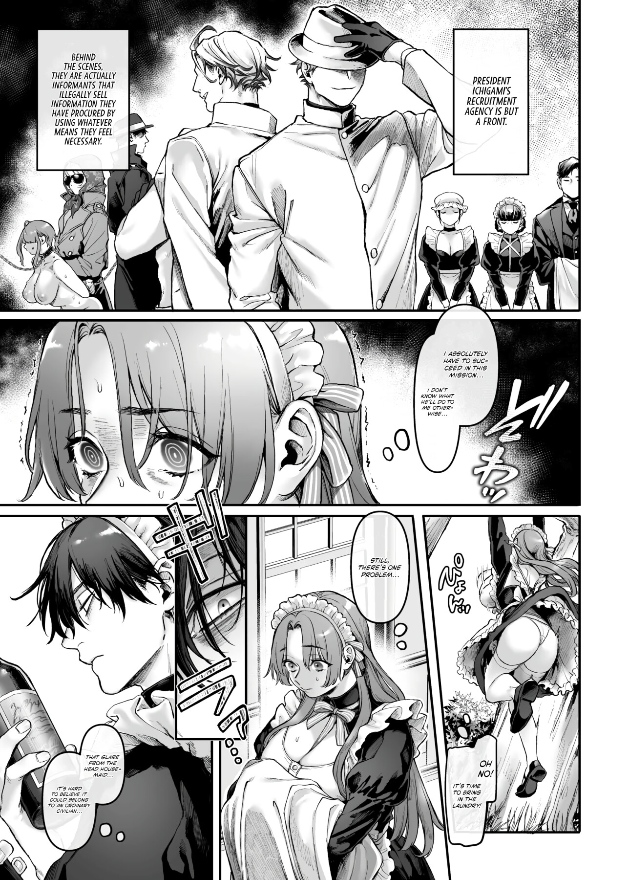 Hentai Manga Comic-Infiltrate! Debt Repayment RTA of a Spy on the Brink ~The Crossdressing Maid and the Oni Boss~-Read-9